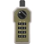 Serrure � code m�canique avec poign�e verrou de porte d'entr�e en alliage de zinc - argent sans cl� combinaiso ...