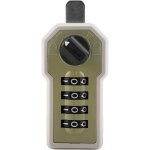 Serrure � code m�canique avec poign�e verrou de porte d'entr�e en alliage de zinc - argent sans cl� combinaiso ...