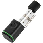 Serrure connect�e serrure empreinte digitale avec app, carte cl�, cl� manuelle, cylindre de serrure electroniq ...