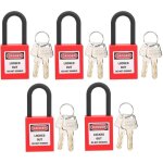 Serrure de consignation, ensemble de cadenas de consignation de 38 mm pour stations de consignation, ...