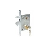 Idroweb ? serrure � crochet 447 ? acier galvanis� ? dimensions 27mm / 60mm ? goupille de s�curit� ? pour ...