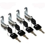 Serrure  cylindre  combinaison, serrure de porte d'armoire, barillet de serrure  languette rotative ...