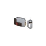 Serrure �lectrique pour porte en bois ? tension 12v ? cylindre externe fixe ? bouton interne ? compatible ...