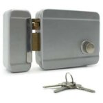 Serrure �lectrique r�versible � m�moire m�canique interphone bouton cl� - avidsen - 102255