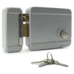 Serrure �lectrique r�versible � m�moire m�canique interphone bouton cl� - avidsen - 102255