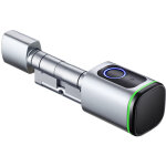 Serrure � empreinte digitale, cylindre biotechnologique, ip65, avec deux cartes, deux jeux de cl�s, bluetooth, ...