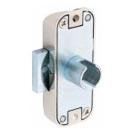 Serrure espagnolette - pour panneau d'�paisseur maxi : 16 mm - d�cor : nickel� ojmar