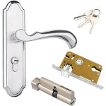 Serrure � levier, serrure de poign�e de porte avec cl�s, s�curit� de porte antivol, poign�e de portes ...