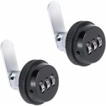 Serrure de meuble lot de 2 pcs 3 code � chiffres combinaison serrure � came serrure armoire 1930mm serrure ...