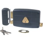 Serrure monopoint en applique horizontale � tirage 50mm gauche - cisa - 501210 - 03 - 2a