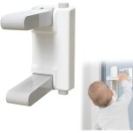 Serrure de poign�e de porte 1 pi�ce serrure de porte anti - ouverture blanche serrure de porte anti - ...