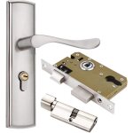 Serrure de la poign�e de porte garniture de la poign�e de porte en alliage de zinc ensemble de serrure, ...