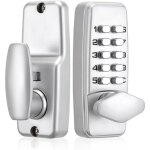 Serrure de portail � clavier pour portes avec poign�e, �tanche, serrure de porte � combinaison � code ...