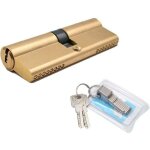 Serrure de porte antichoc, porte cylindre europen, double cylindre profildouble cylindre de serrure ...