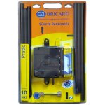 Serrure de porte en applique multipoints verticale 5 points bricard taille - droit