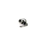 Serrure pour portes battantes en verre - d�cor : nickel� - mat�riau : zamac - pour verre d'�paisseur ...