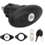 Serrure de porte de cabine jiawu rv, serrure de porte de cabine � compression ovale en nylon et alliage ...