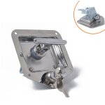 Serrure porte camion, t forme poignée serrure outils en acier inoxydable pliant t - poignée latch pliant ... Serrure porte camion, t forme poignée serrure outils en acier inoxydable pliant t - poignée latch pliant ...