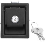 Serrure de porte de camping - car avec 2cls universelle pour camping - cars armoires de distribution ...