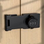 Serrure de porte cod�e en acier inoxydable avec vis pour casiers d'�cole ou de maison, hangars, placards, ...