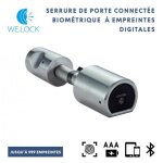 Me - serrure de porte connect�e we. lock biom�trique � 999 empreintes digitales avec ouverture bluetooth ...