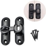 Serrure de porte coulissante � 90 degr�s en acier inoxydable avec vis, pour cuisine, chambre, salle de ...