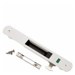 Serrure de porte coulissante - garnitures de quincaillerie de verrouillage simple de fenêtre de porte ... Serrure de porte coulissante - garnitures de quincaillerie de verrouillage simple de fenêtre de porte ...