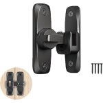 Serrure de porte int�rieure, serrure de porte coulissante de grange, 90 / 180 degr�s, adapt�e aux portes ...