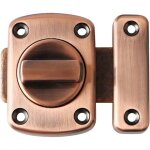 Serrures de porte loquet pivotant avec 6 vis pour portes, fen�tres, armoires et jardins, bronze rouge ...