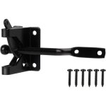 Serrure de porte, p�ne autobloquant, pour cl�tures en bois, jardins, abris de jardin, noir (116 mm)