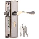 Serrure de porte, poign�es de serrure de porte en aluminium serrures de porte int�rieur s�curit� � la ...