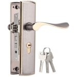 Serrure de porte, poignes de serrure de porte en aluminium serrures de porte intrieur scurit  la ...