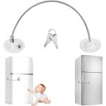 Serrure de porte de rfrigrateur blanche, serrure de rfrigrateur, serrure de conglateur, avec cl ...