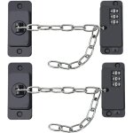 Serrure de porte de réfrigérateur, sécurité enfant, robuste, à combinaison codée, sans clé, pour congélateur, ... Serrure de porte de réfrigérateur, sécurité enfant, robuste, à combinaison codée, sans clé, pour congélateur, ...