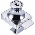 Serrure de porte en verre, serrure en acier chrom�, �cran en verre de verrouillage, serrure pour des ...