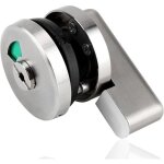 Serrure de salle de bain serrure de porte en alliage de zinc serrure de porte rapide serrure d'indicateur ...