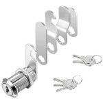 Serrure de scurit pour bote aux lettres avec, errure de meubles, 5 cls pour tiroir, serrure de came d'armoire, ...