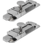 Serrure de scurit 2 pices loquet de porte serrure coulissante boulon de barillet serrure de scurit ...