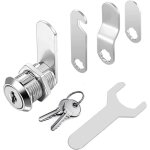 Serrure de s�curit� pour bo�te aux lettres avec, errure de meubles, 2 cl�s pour tiroir, ?serrure de came ...