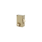 Serrure de suret� verticale � crochet vega - jpm jaune / dor� 70 droite verticale 45 bronze avec 120 ...
