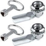 Serrures triangulaires pour coffrets de compteurs d'�lectricit� et de gaz avec cl� triangulaire pour ...