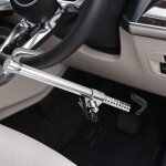 Serrure de volant de voiture, boucle de volant universelle de voiture antivol, antivol, antivol de voiture ...