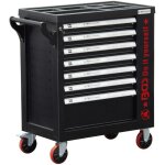 Servante d'atelier roulante 7 tiroirs ? largeur 795mm ? hauteur 970mm ? charge jusqu'� 30kg ? roulettes ...