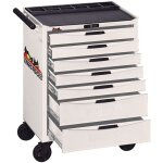 Tengtools - servante d'atelier blanche 7 tiroirs teng tools tcw807nw
