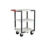 Matisre - servante d'atelier  monter - chariot industriel volutif - 3 plateaux 550x495mm - charge ...
