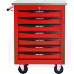 Servante d?atelier roulante chariot  outils multifonctionnel  7 tiroirs avec roues, chariot de rangement ...