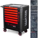 Servante d'atelier widmann wm - ms7 - 272 outils haute qualit inclus, 7 tiroirs / 7 pleins, chariot ...