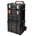 [jamais utilise] servante modulaire tactix trolley 3 bo�tes - 320367