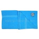 Serviette de toilette coton bio coloris lagon