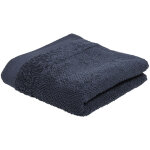 Serviette de toilette organic coton bio 450 g / m² 50x90 bleu navy Serviette de toilette organic coton bio 450 g / m² 50x90 bleu navy